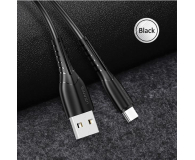 USAMS Kabel U35 microUSB 2A Fast Charge 1m czarny SJ365USB01 - 1569023 - zdjęcie 5